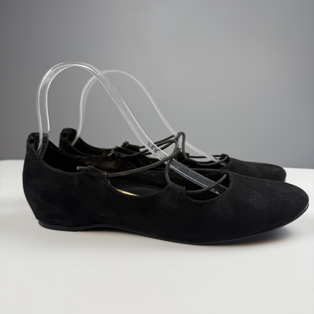 Soft Style by Hush Puppies Lace-Up Flats black women sz US 9